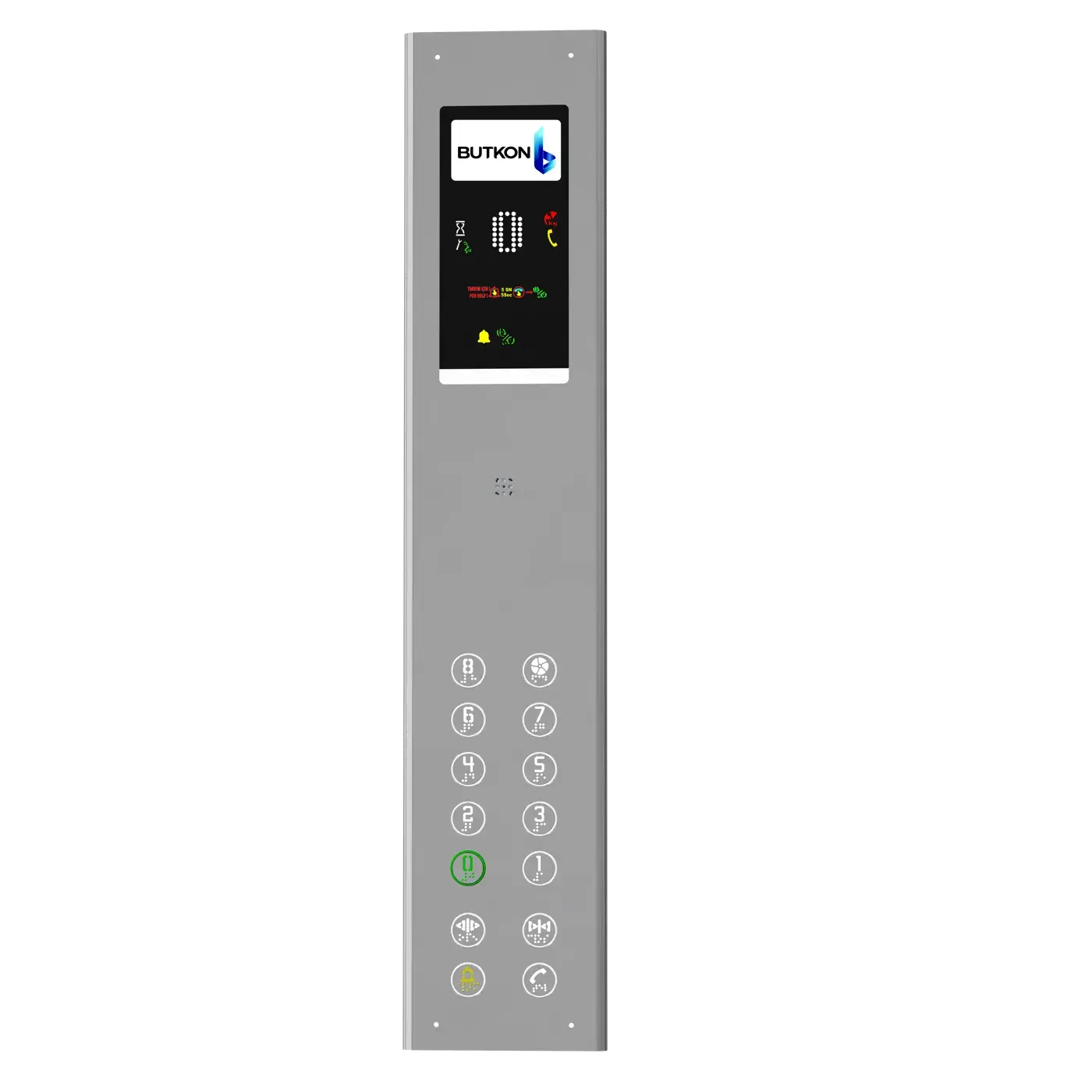 Luna — half height — car operating panel, product view