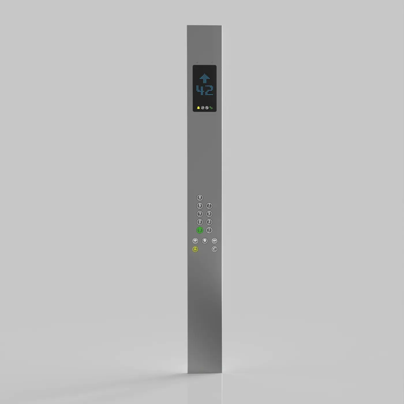 Neva — car operating panel, product view