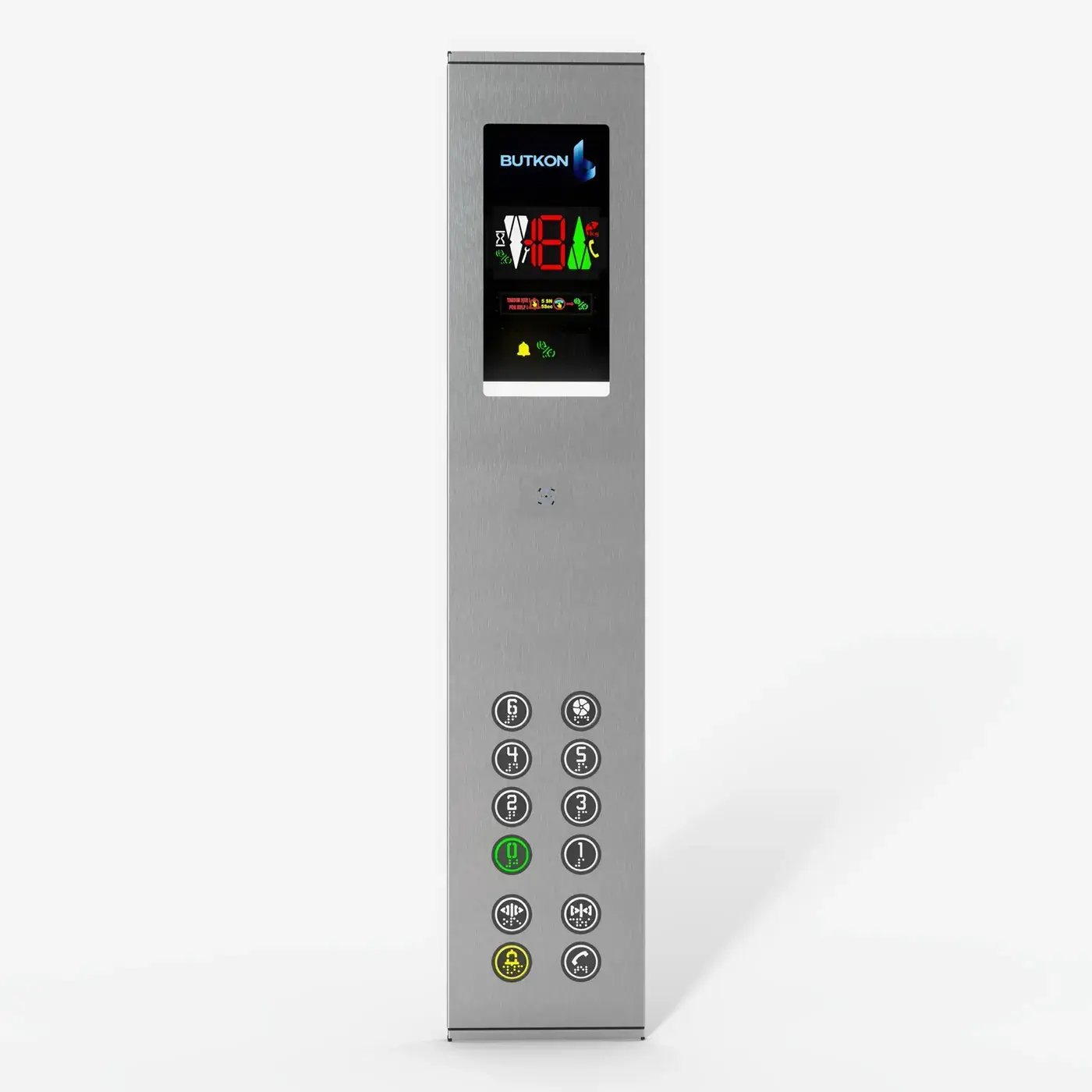 Standard — half height — car operating panel, product view