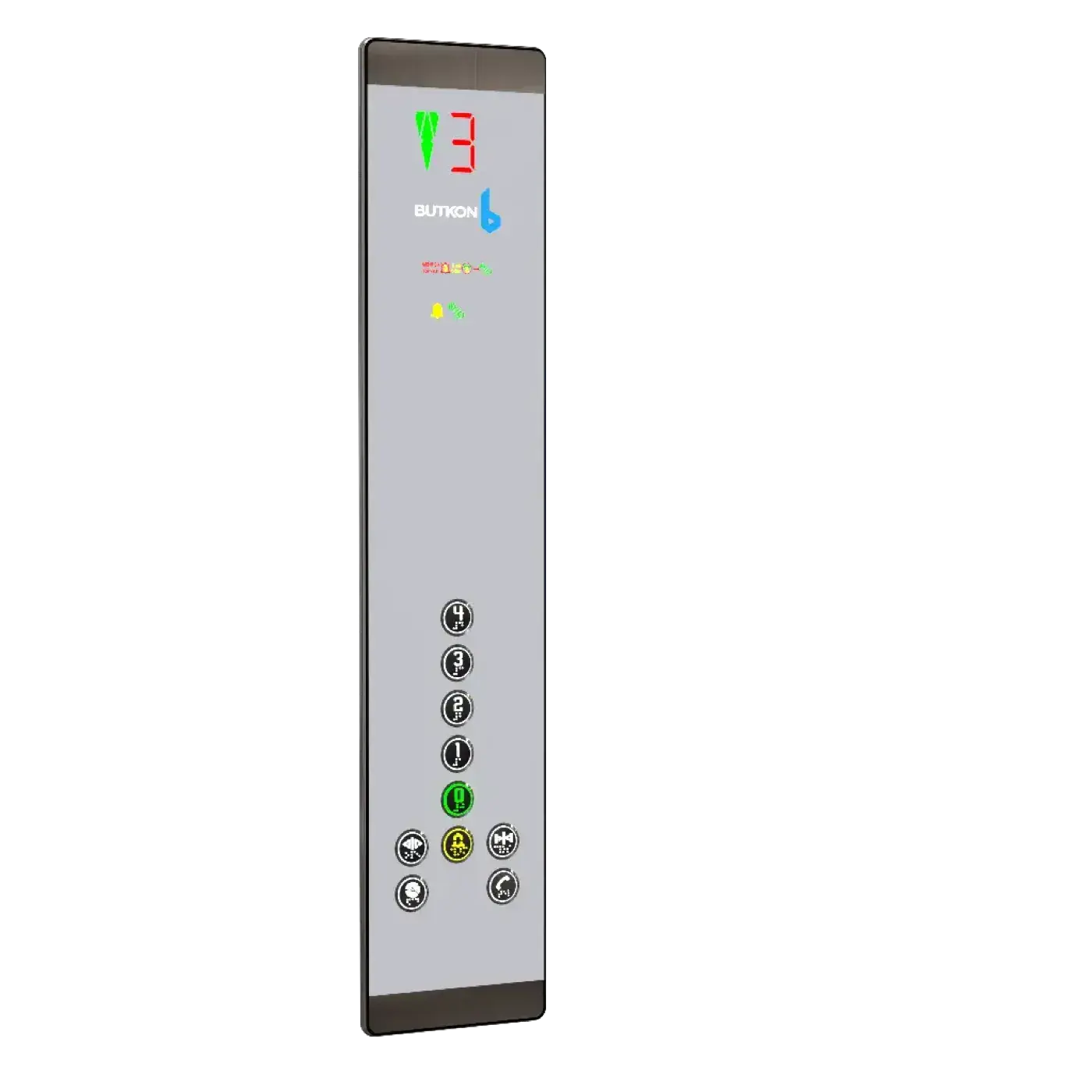 Vega — half height, black or white — car operating panel, product view
