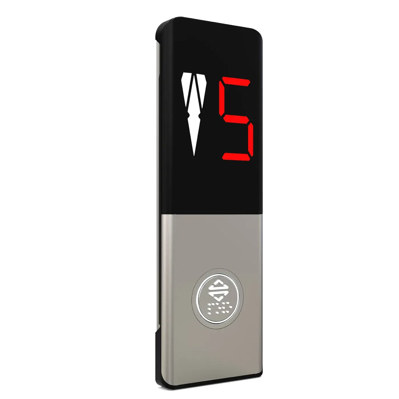 Aria — with indicator, one button, screw fixing — landing call panel, product view