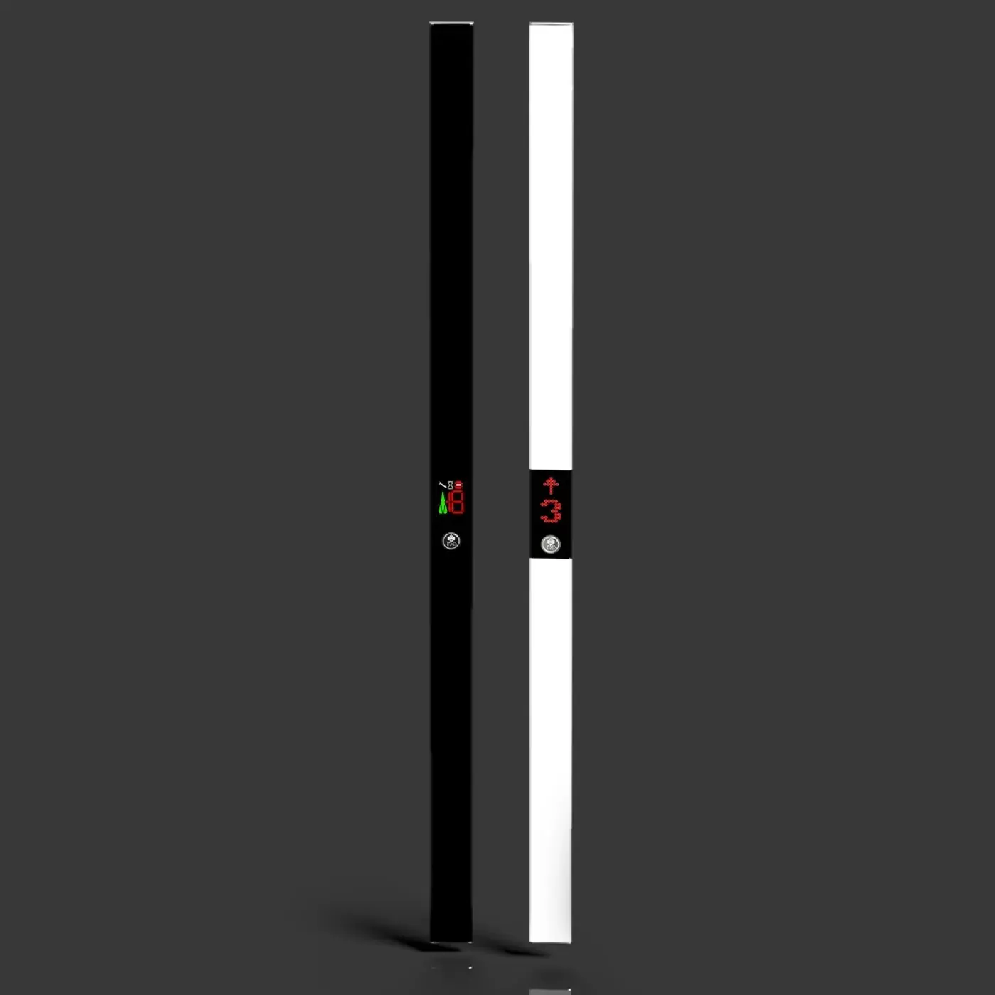 Lumen — with indicator, white — landing call panel, product view