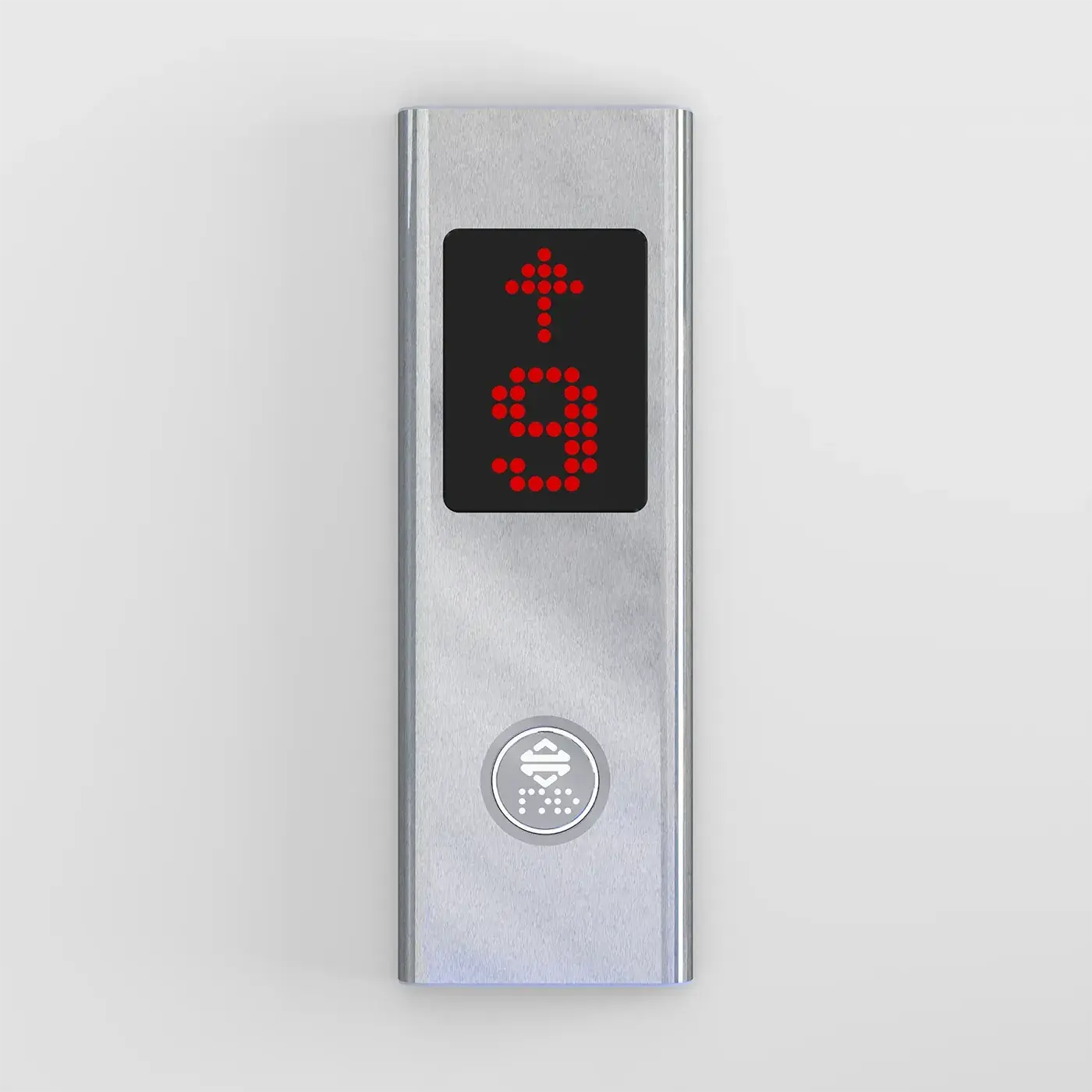 Luna — with indicator, one button — landing call panel, product view
