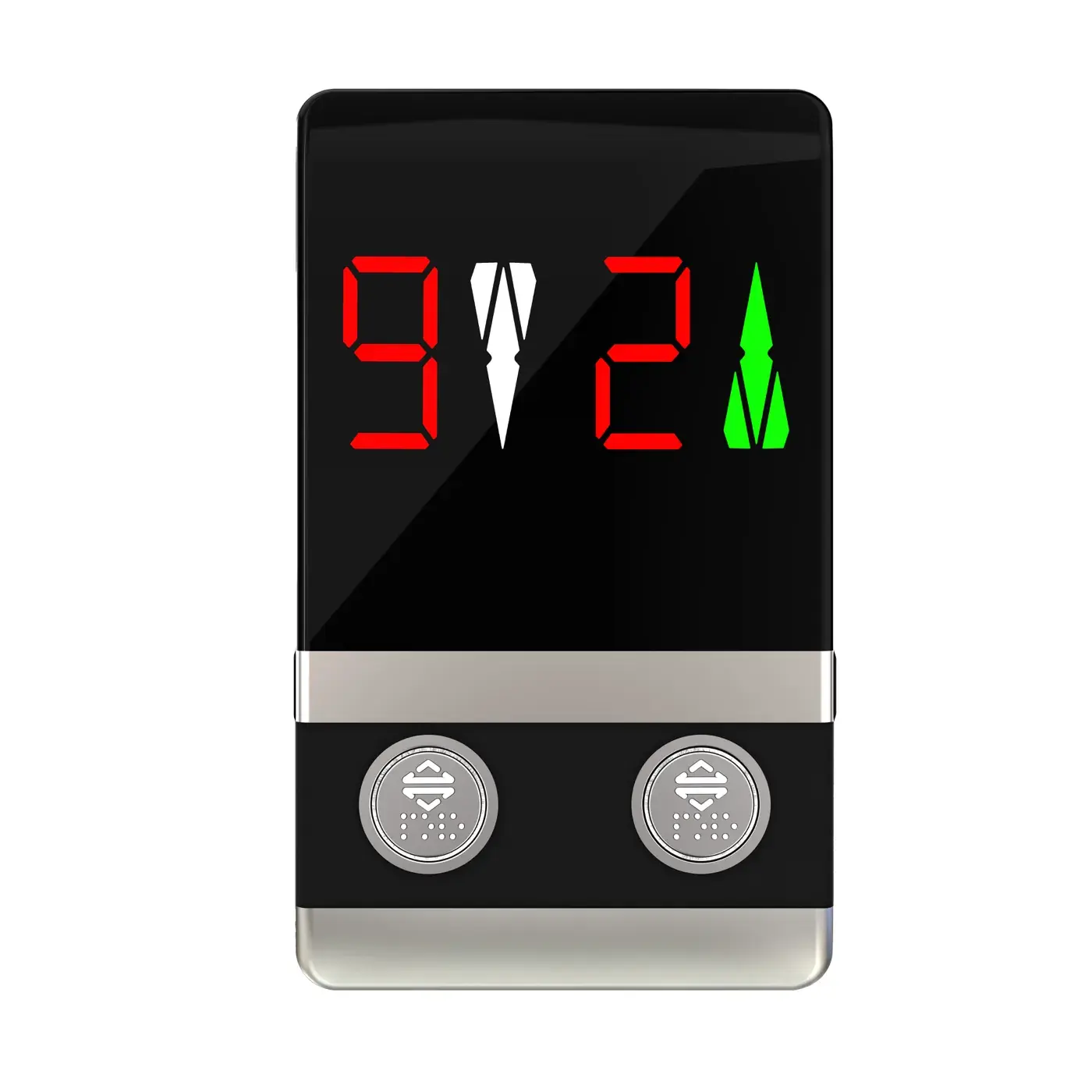 Orion — duplex, with indicator, two buttons — landing call panel, product view
