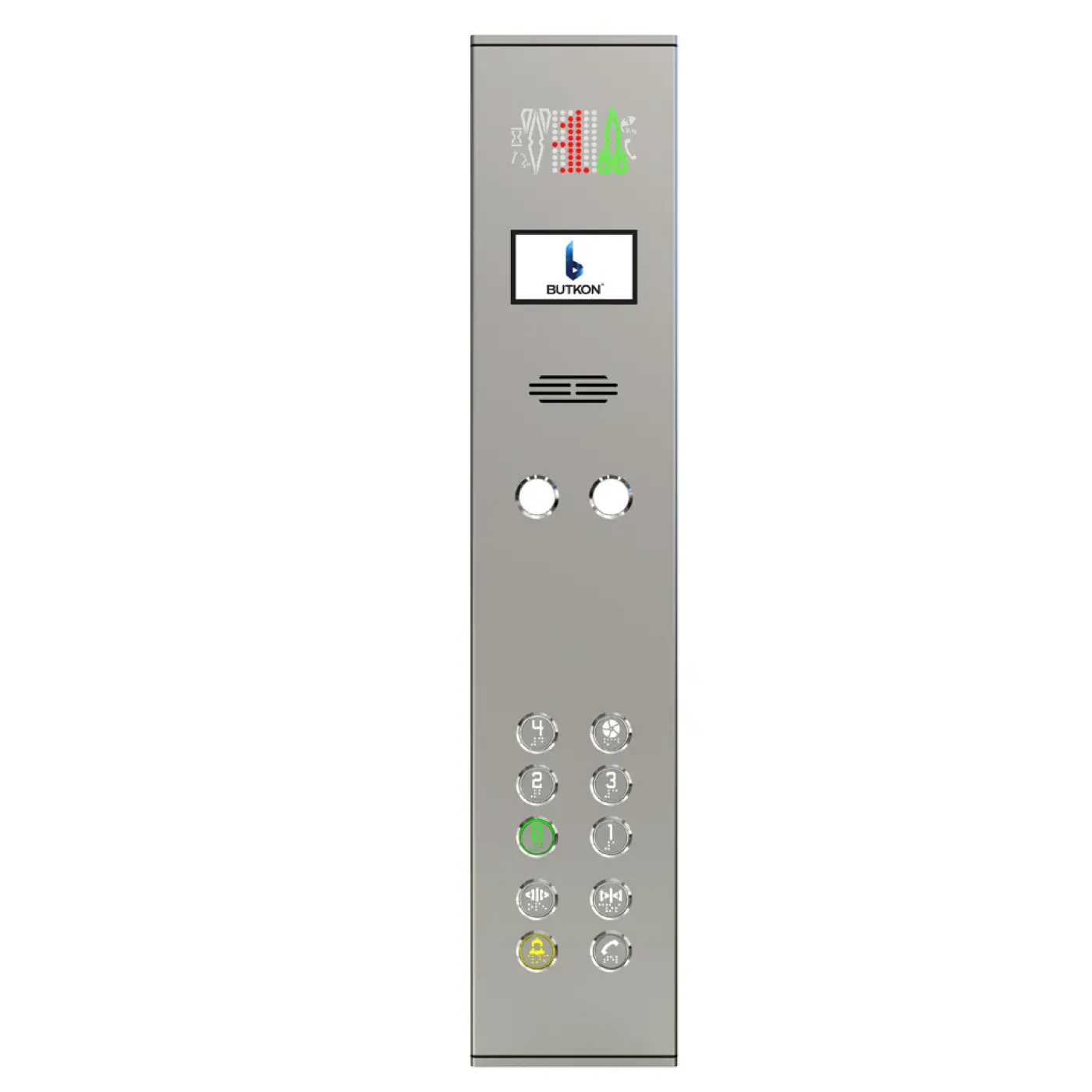 Guard car station — half height — vandal-resistant fixture, product view