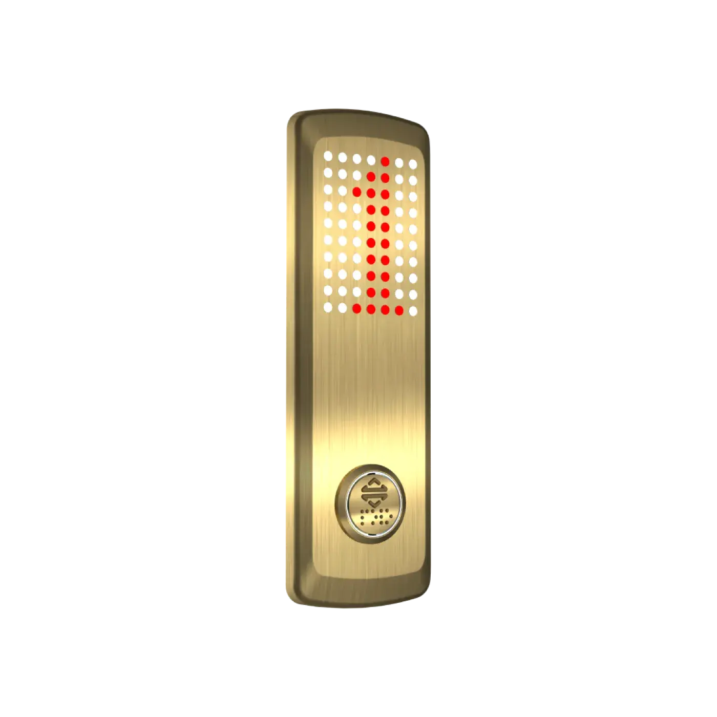 Guard landing fixture — one button — vandal-resistant fixture, product view